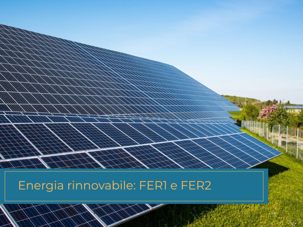 Energia rinnovabile FER1 e FER2 | OEMpv